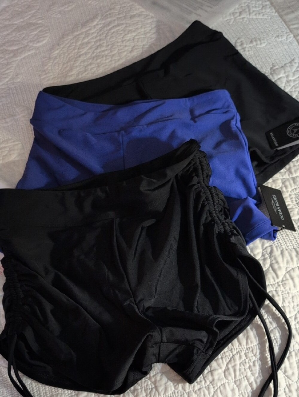 NWT Women's Black & Purple Swim Shorts- Lot Of Three - Picture 6 of 10